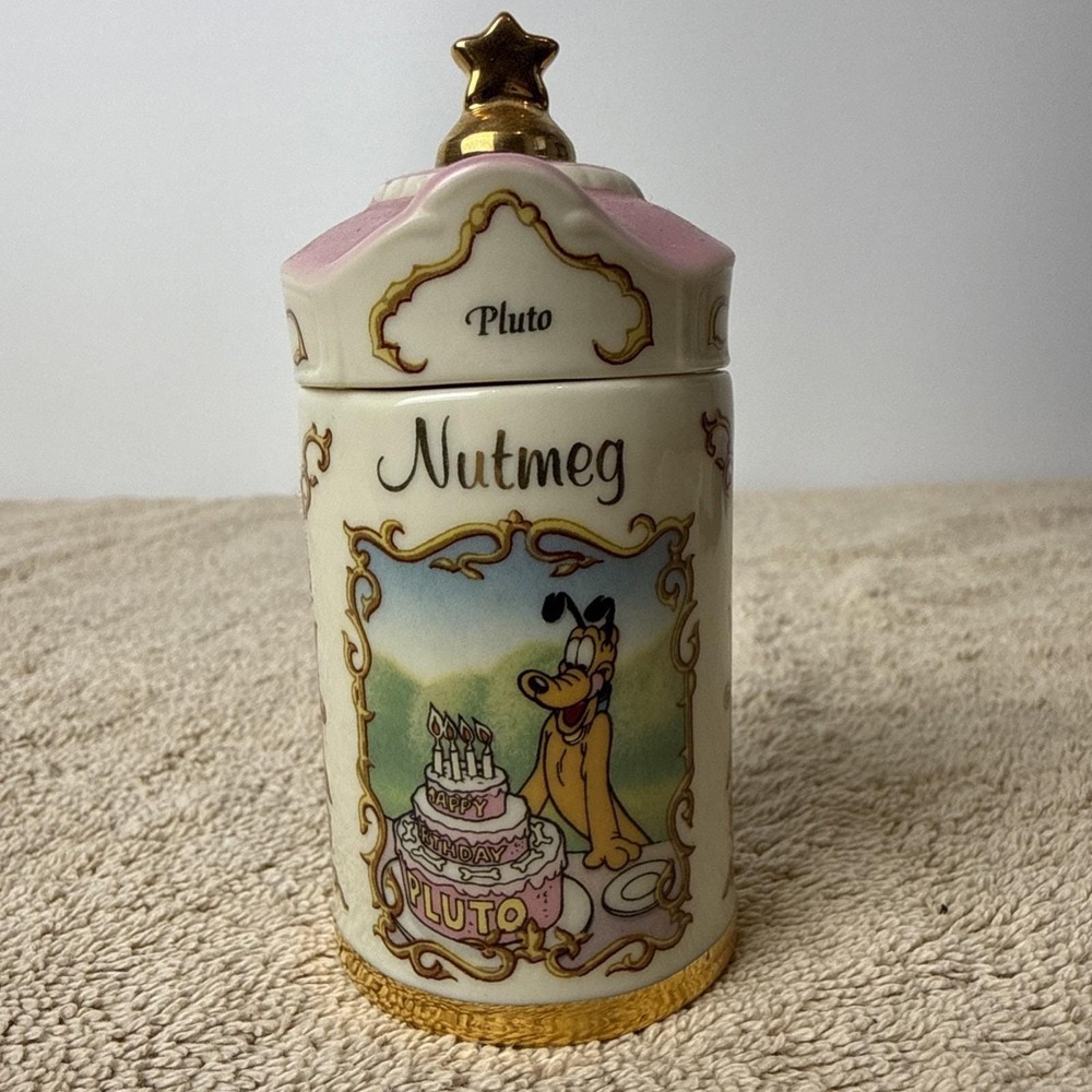 Disney Lenox Spice Jar Collectibles *Nutmeg* Pluto** 1995